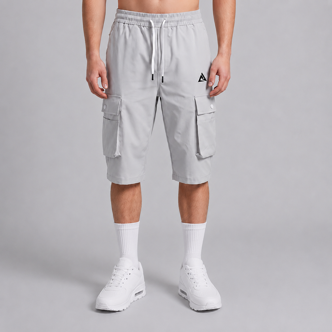 Core Silver Cargo 3 Quarter Short