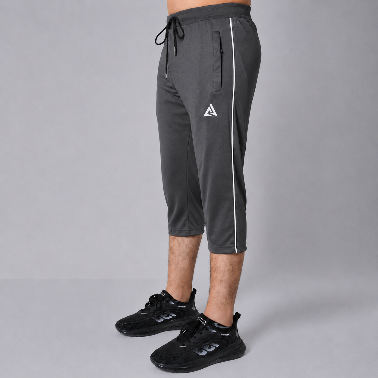 Pro Active Dark Gray 3-Quarter Short