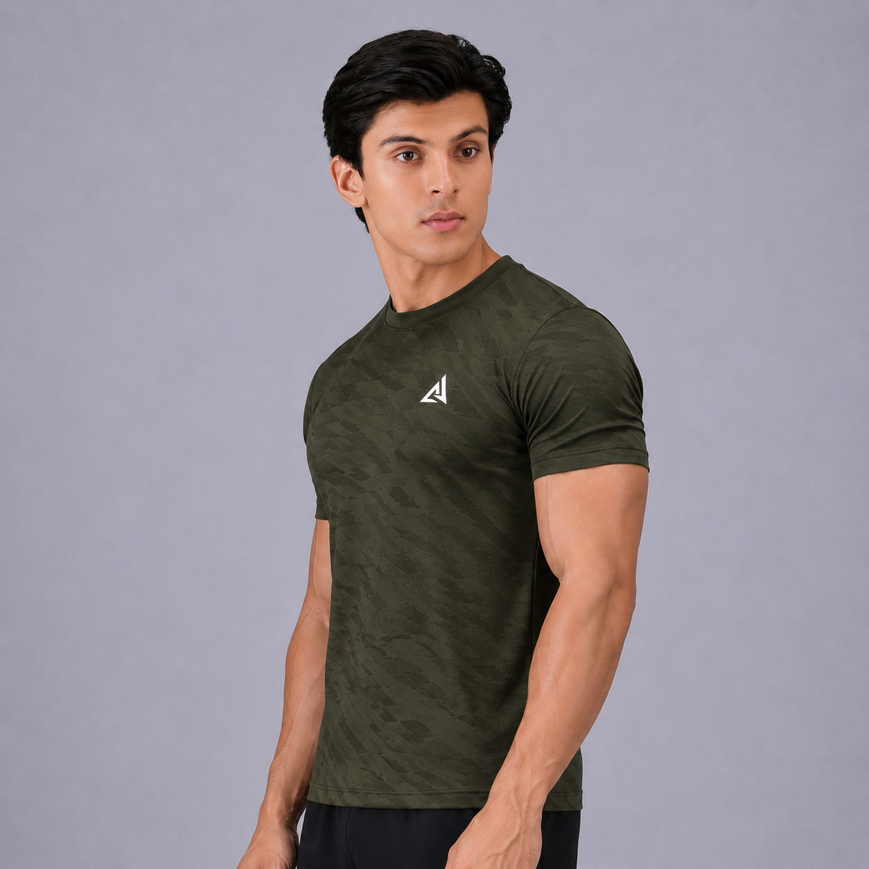 Shadow Olive Green Dri-Fit T- Shirt