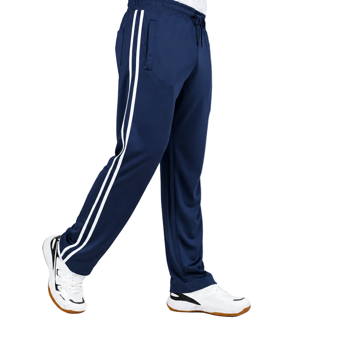 Dynamic Stripe Navy Trouser