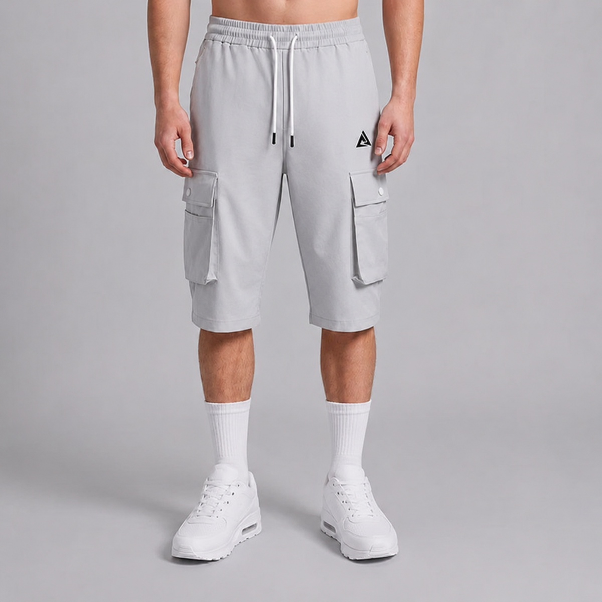 Core Silver Cargo 3 Quarter Short
