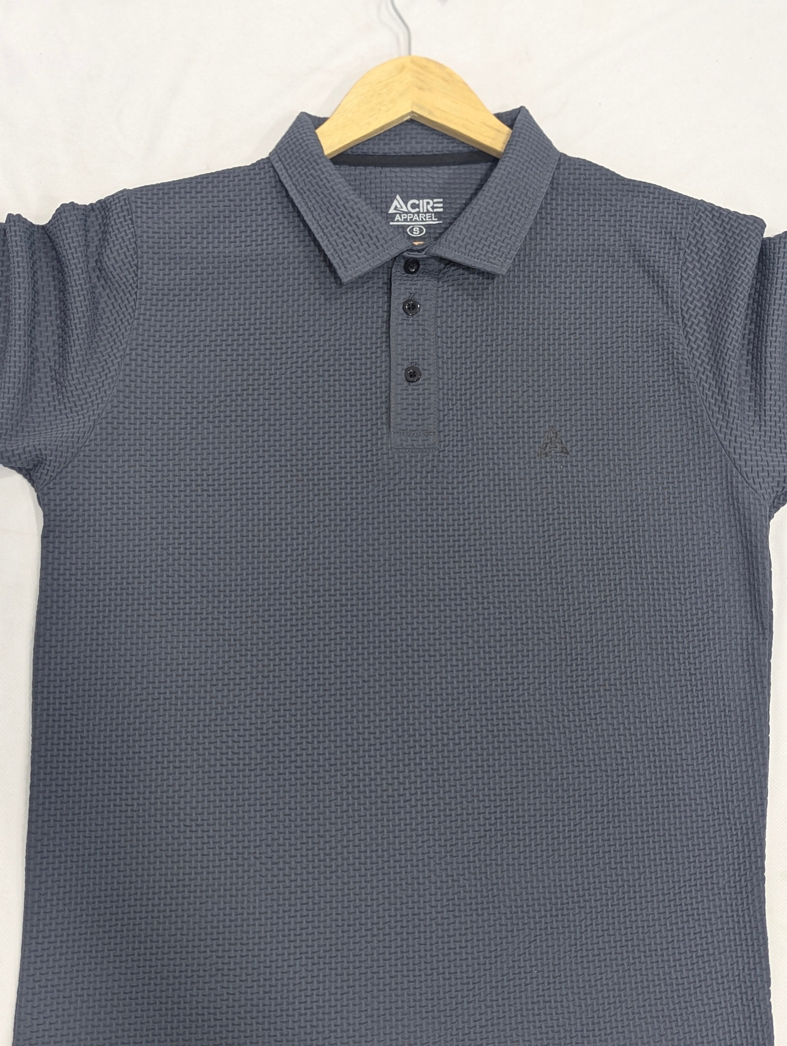 NANO MESH GOLF POLO TOP DRI_FIT SHIRT - Grey