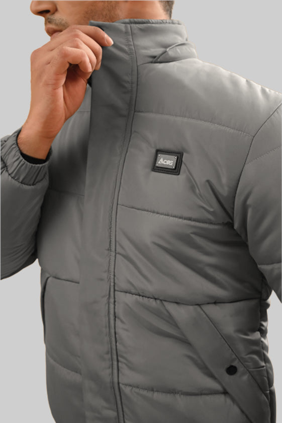 Classic Grey Winter Waterproof Jacket
