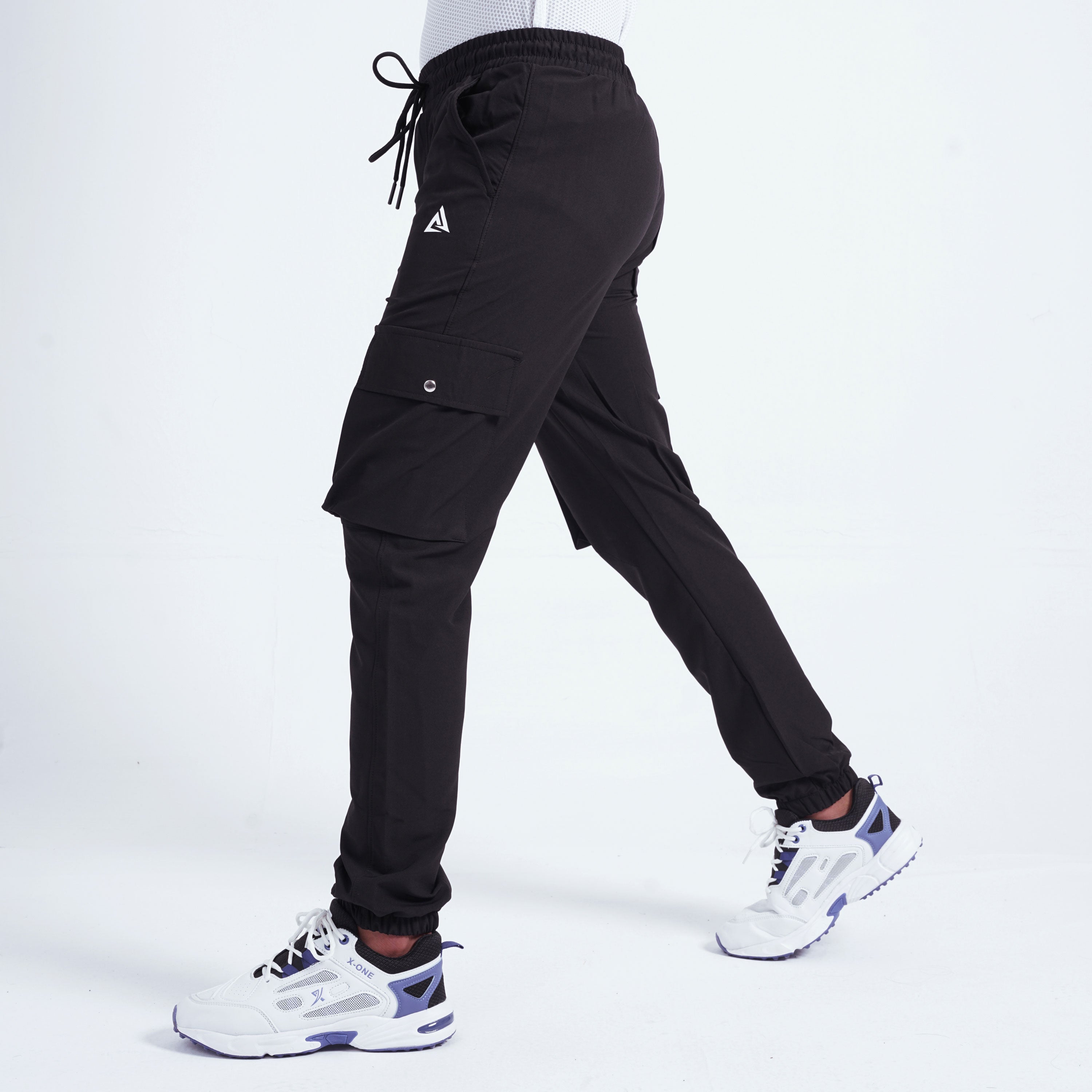 MENS WOVEN TERRY TROUSER STRETCH CARGO PANTS