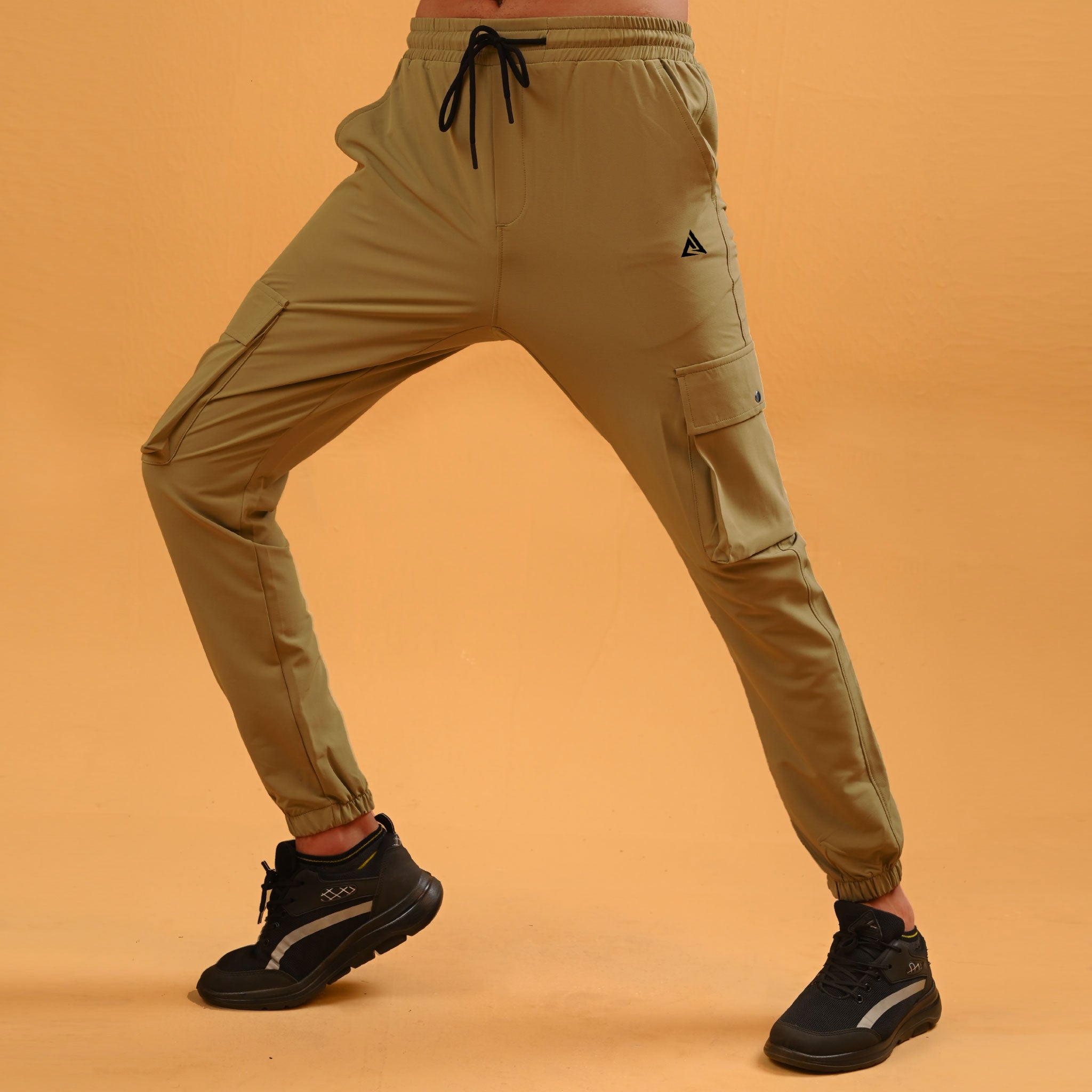 MENS WOVEN TERRY TROUSER STRETCH CARGO PANTS