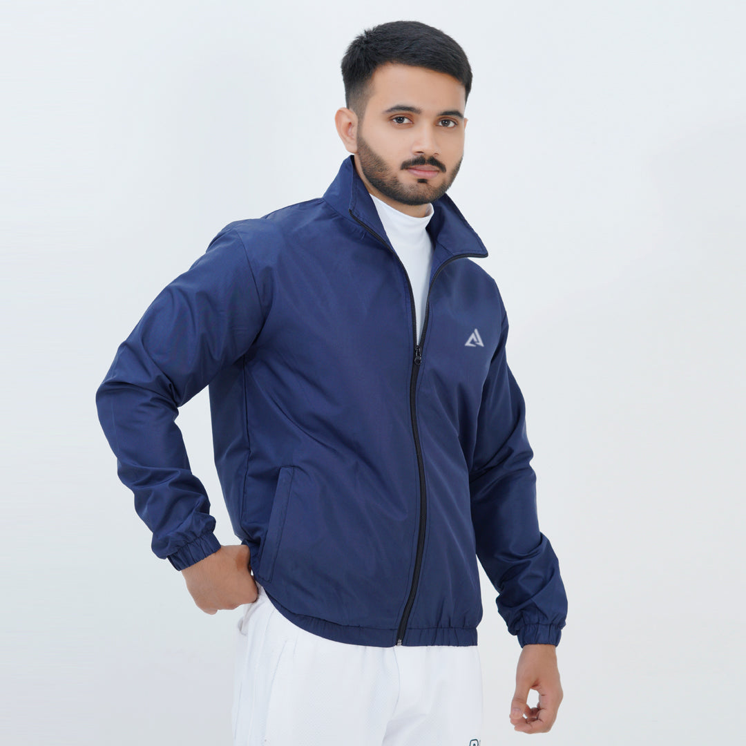 Azure Wind Breaker Navy Jacket