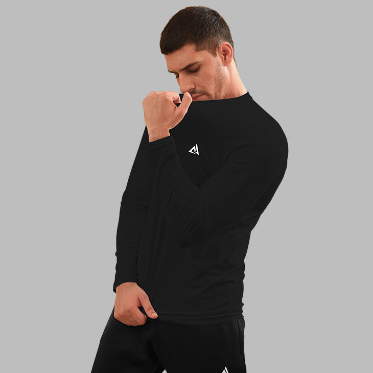 MENS BALL-MESH T-SHIRT BLACK DRI-FIT