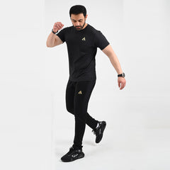 Powered Black Summer Tracksuit