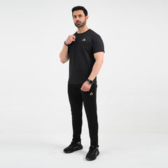 Powered Black Summer Tracksuit