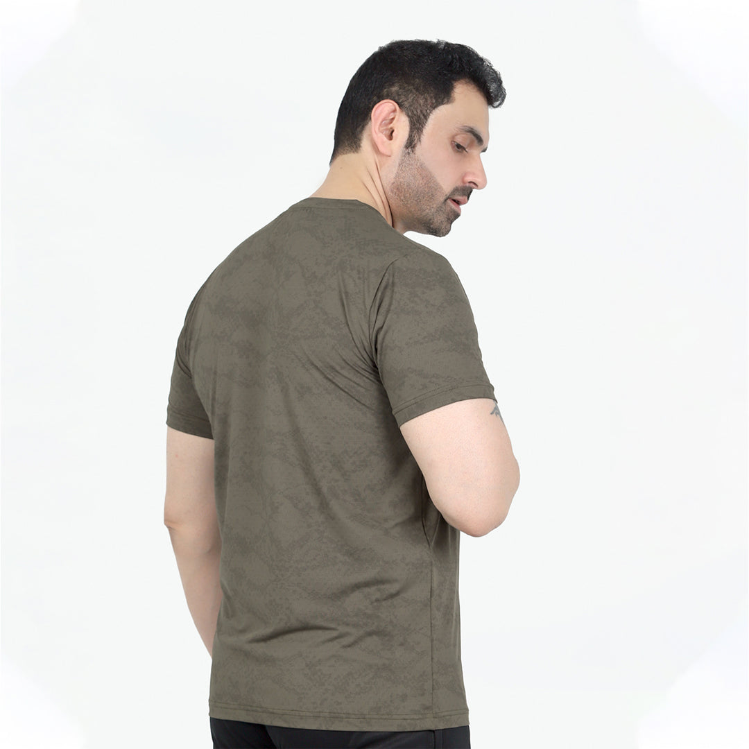 FOURNOD PRINT DRI-FIT TOP PULLOVER T-SHIRT