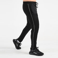 Comfy Stretchy Gym Trouser with Gray Line