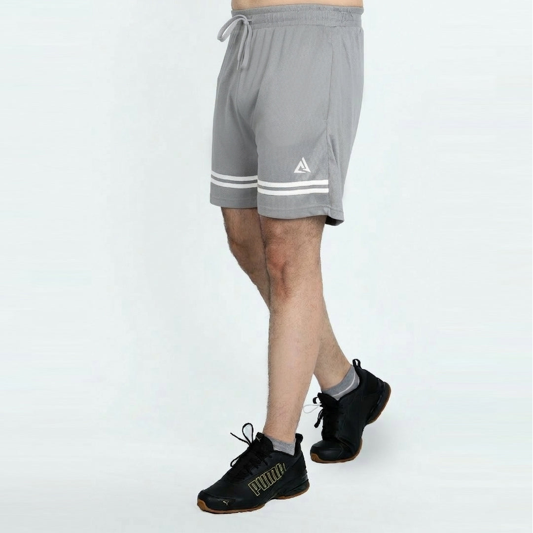 Athletic Silver Gray Premium Shorts.