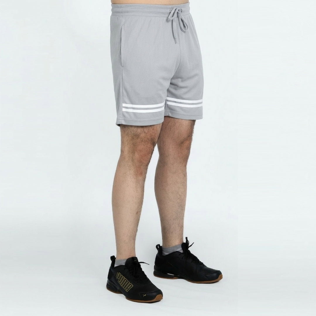 Athletic Silver Gray Premium Shorts.