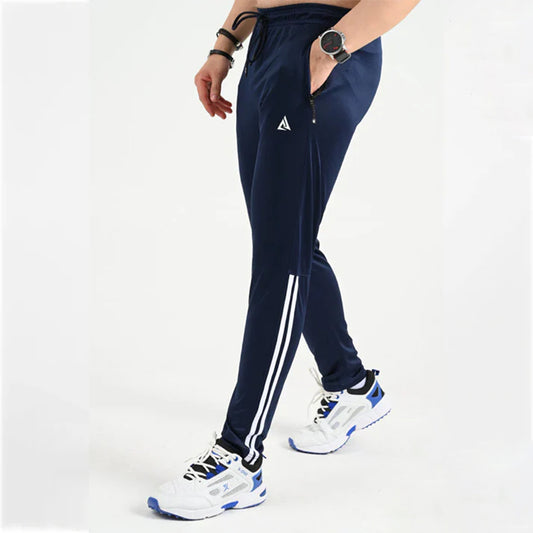 STRIPED JOGGERS 2.0 ACTIVE CASUAL BOTTOM Navy