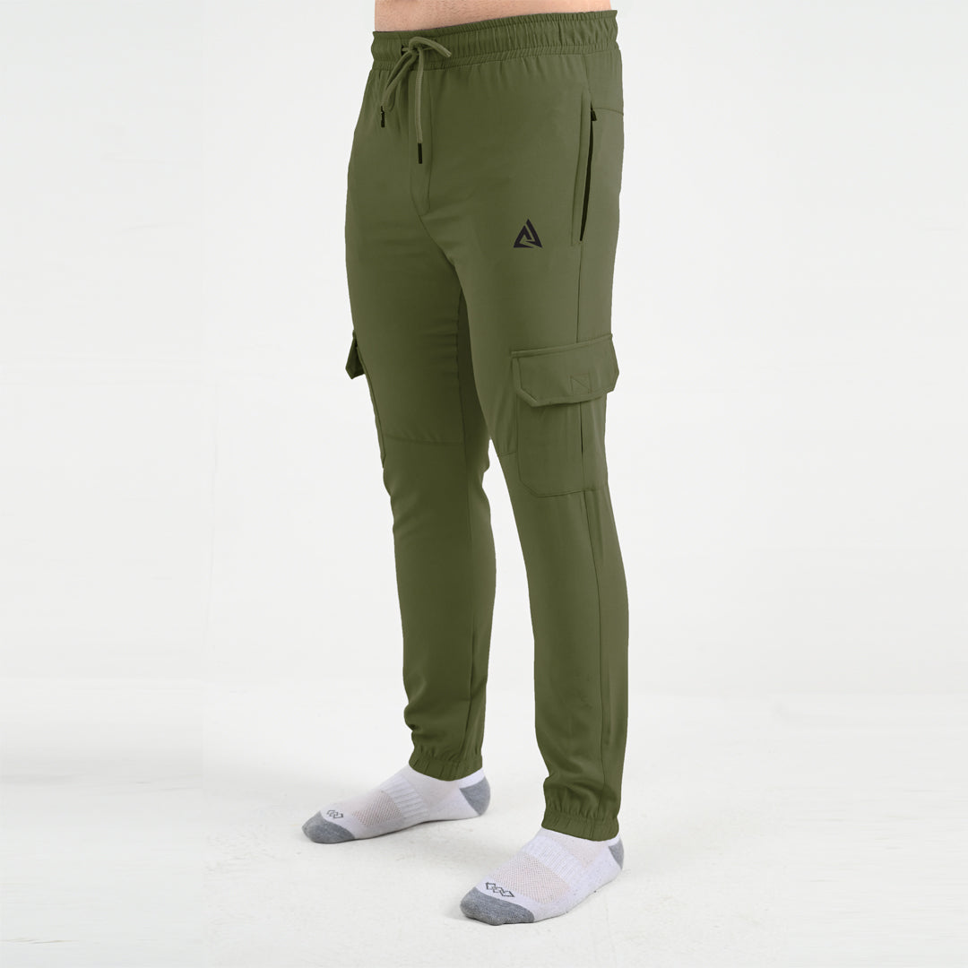 OLIVE GREEN STRACH MICRO 2.0 CARGO TROUSER