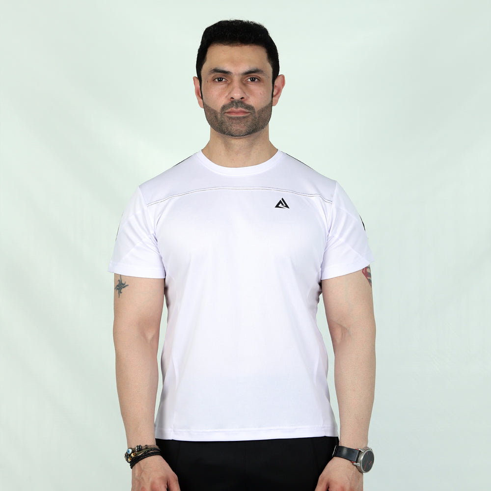 GhostFit WHITE DRI-FIT T-SHIRT SHORT SLEEVES