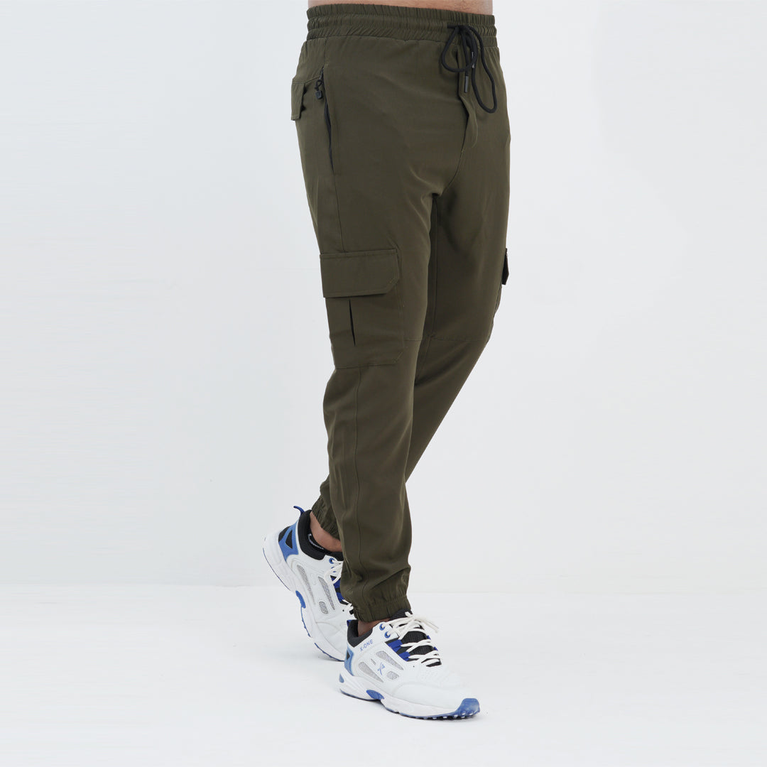 OLIVE GREEN STRACH MICRO 2.0 CARGO TROUSER