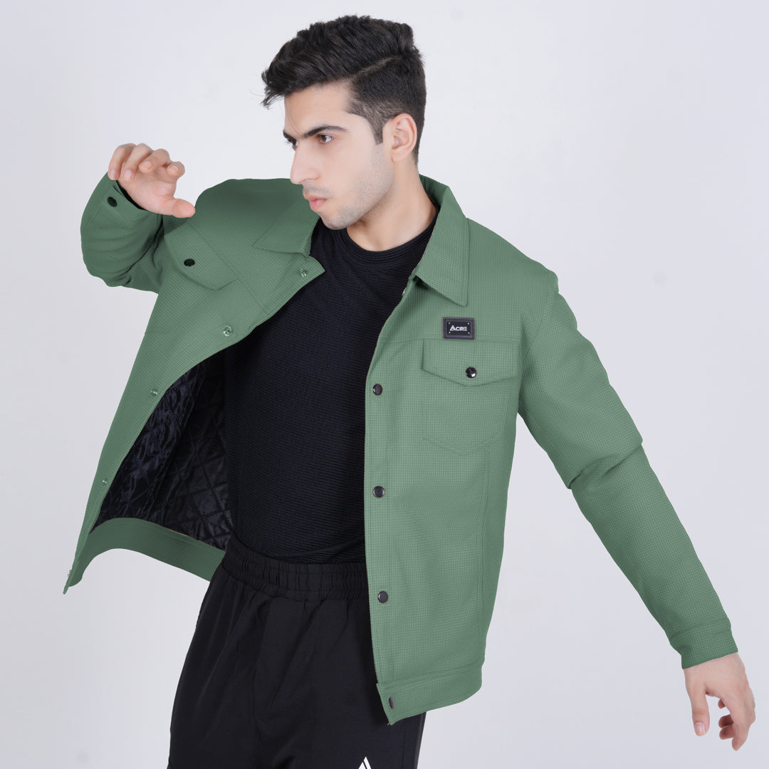 Frost Shell Light Weight Green Jacket