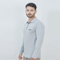 Brave Soul Half Zip Full Sleeve Polo Shirt.