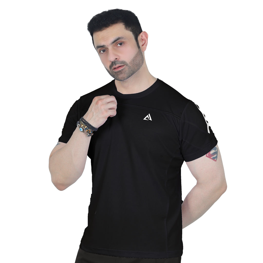 Fidora Black Dri-Fit T-shirt