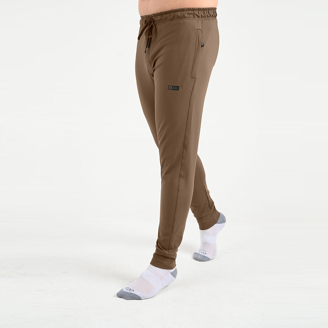 CASUAL GYM TROUSER - 4 SEASONS IN BROWN