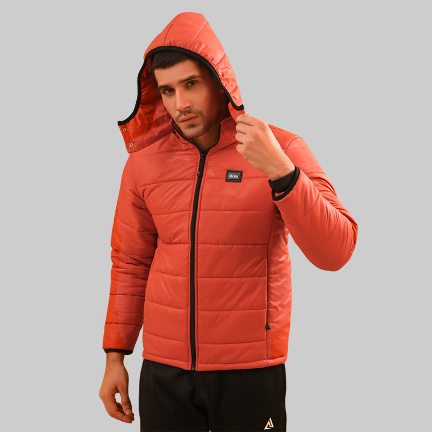 Puffer Jacket Waterproof Camouflage Print