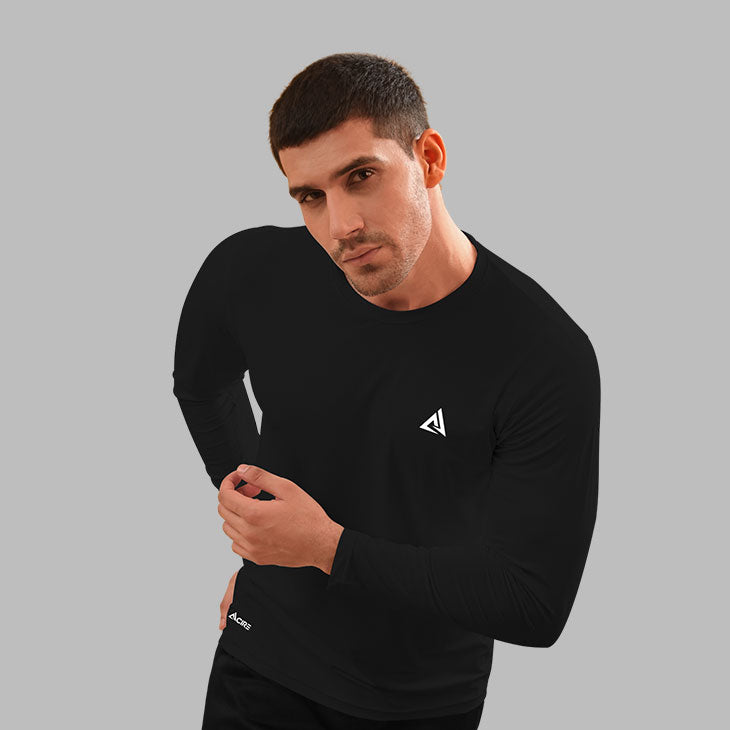 MENS BALL-MESH T-SHIRT BLACK DRI-FIT