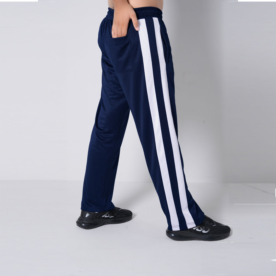 Parallel Navy Baggy Trouser