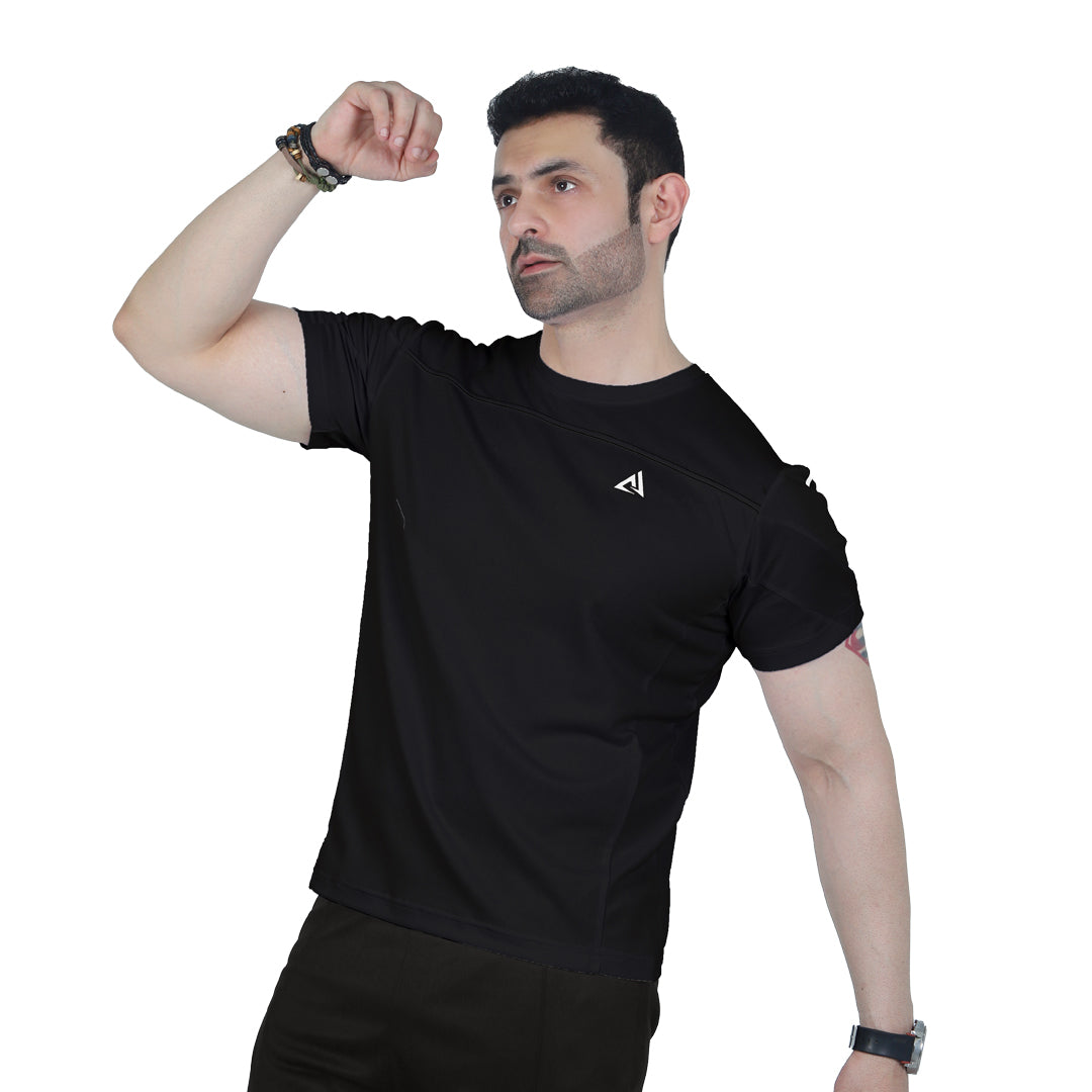 Fidora Black Dri-Fit T-shirt