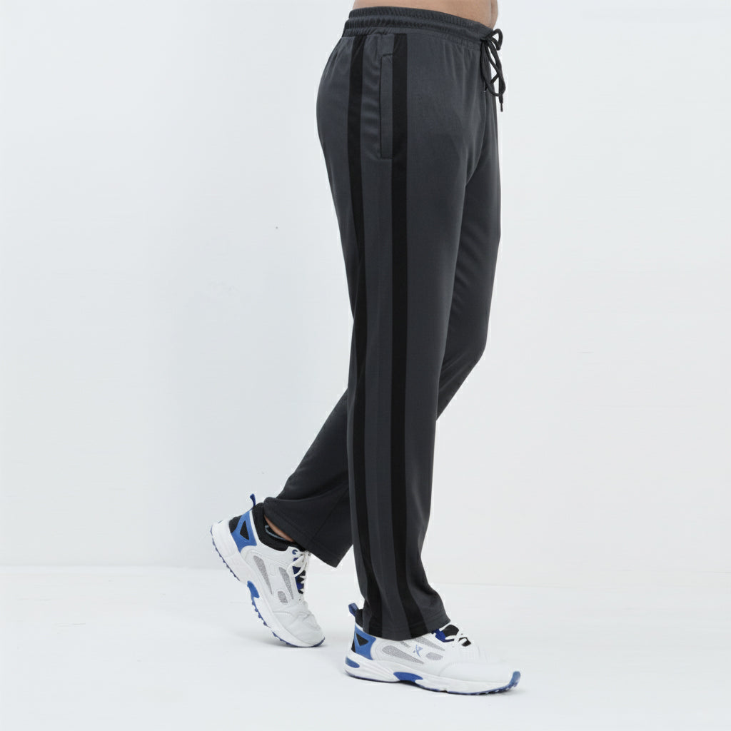 Athletic Panelled Gray Trouser