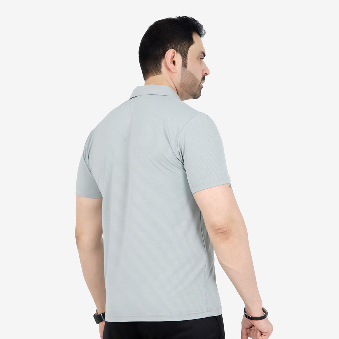 GREY TOP - TRUE FIT POLO SHIRT