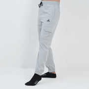 GRAY MICRO STRACH  CARGO TROUSER