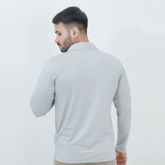 Brave Soul Half Zip Full Sleeve Polo Shirt.