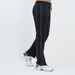 Athletic Panelled Black Trouser