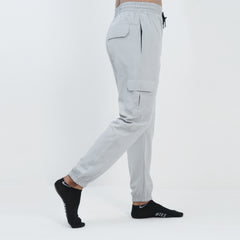 Gray Micro Stretch Cargo Trouser