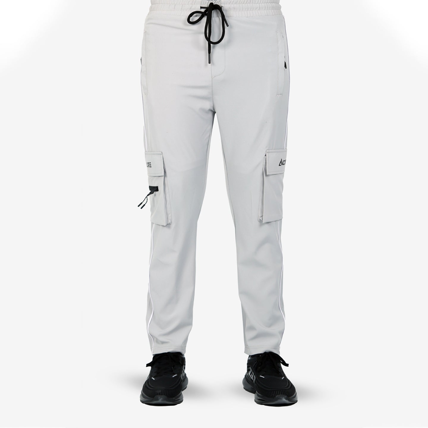 MoveMax Performance Cargo Joggers – Gray