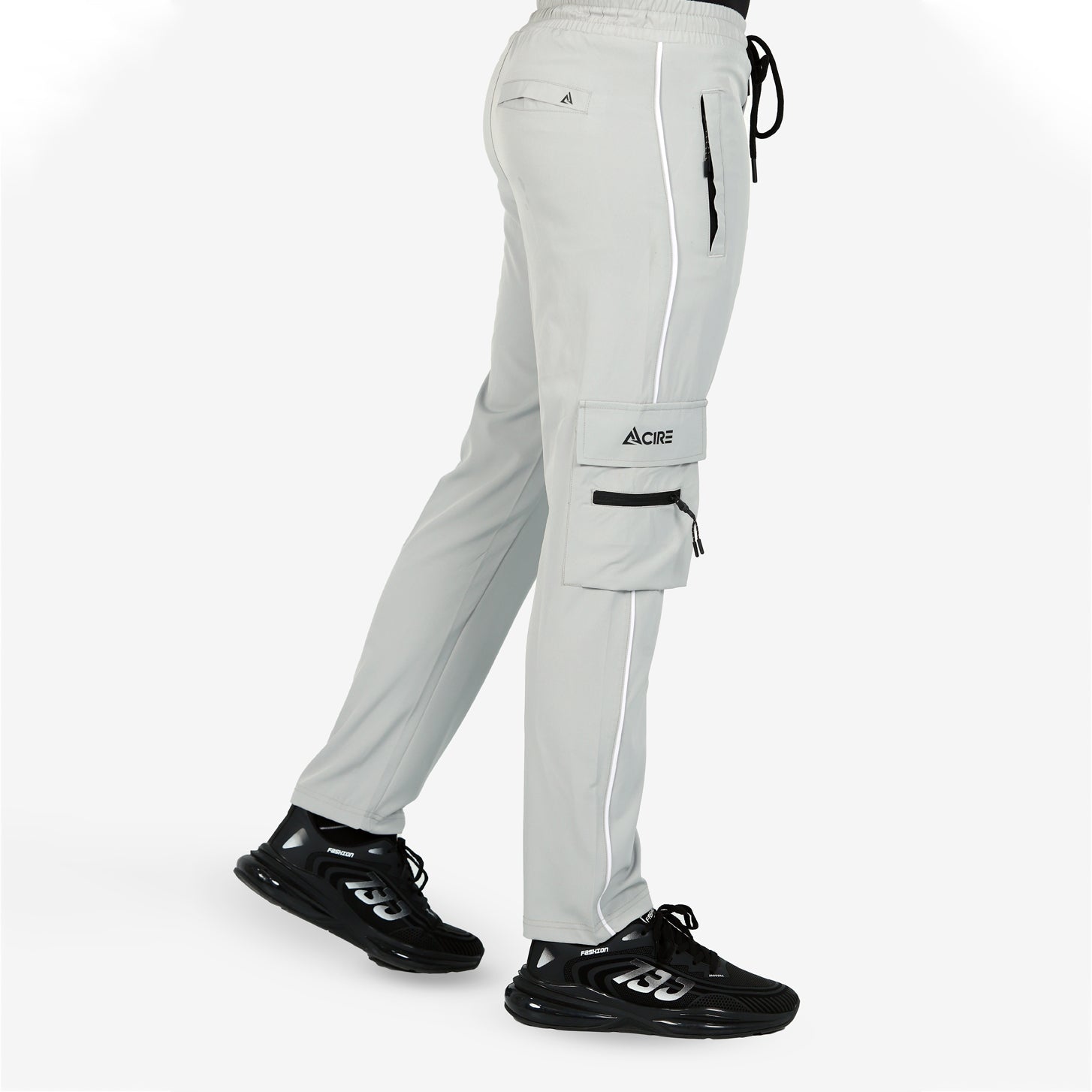 MoveMax Performance Cargo Joggers – Gray
