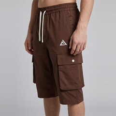 Ranger Fit Cargo Brown 3 Quarter Short