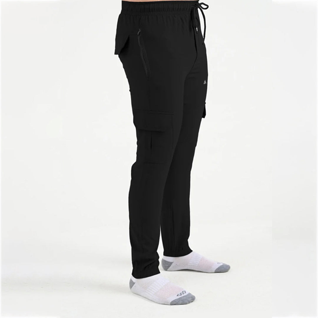 Boundless Black  MICRO STRACH  CARGO TROUSER