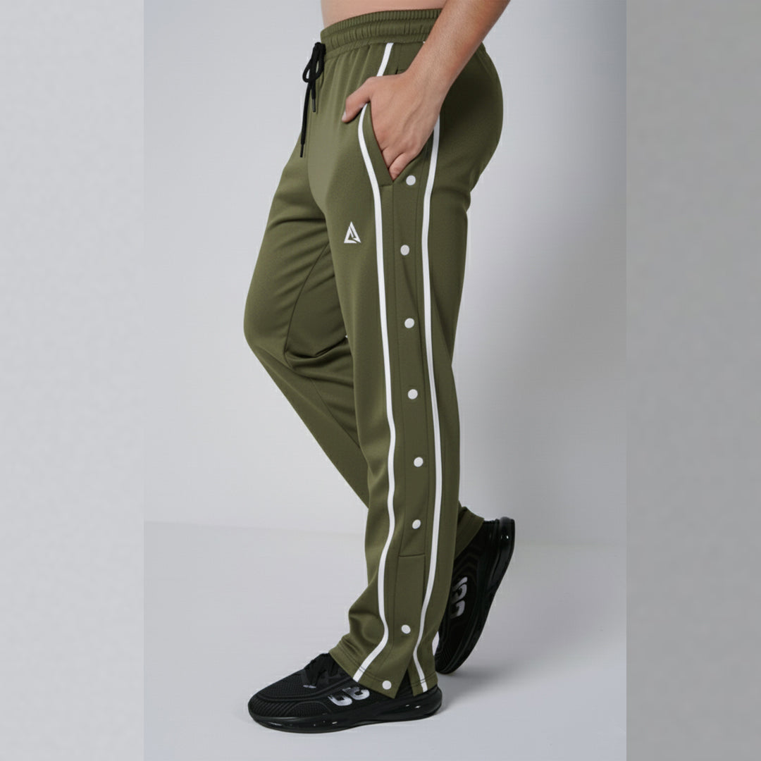 Cuflink Olive Green Baggy Trouser