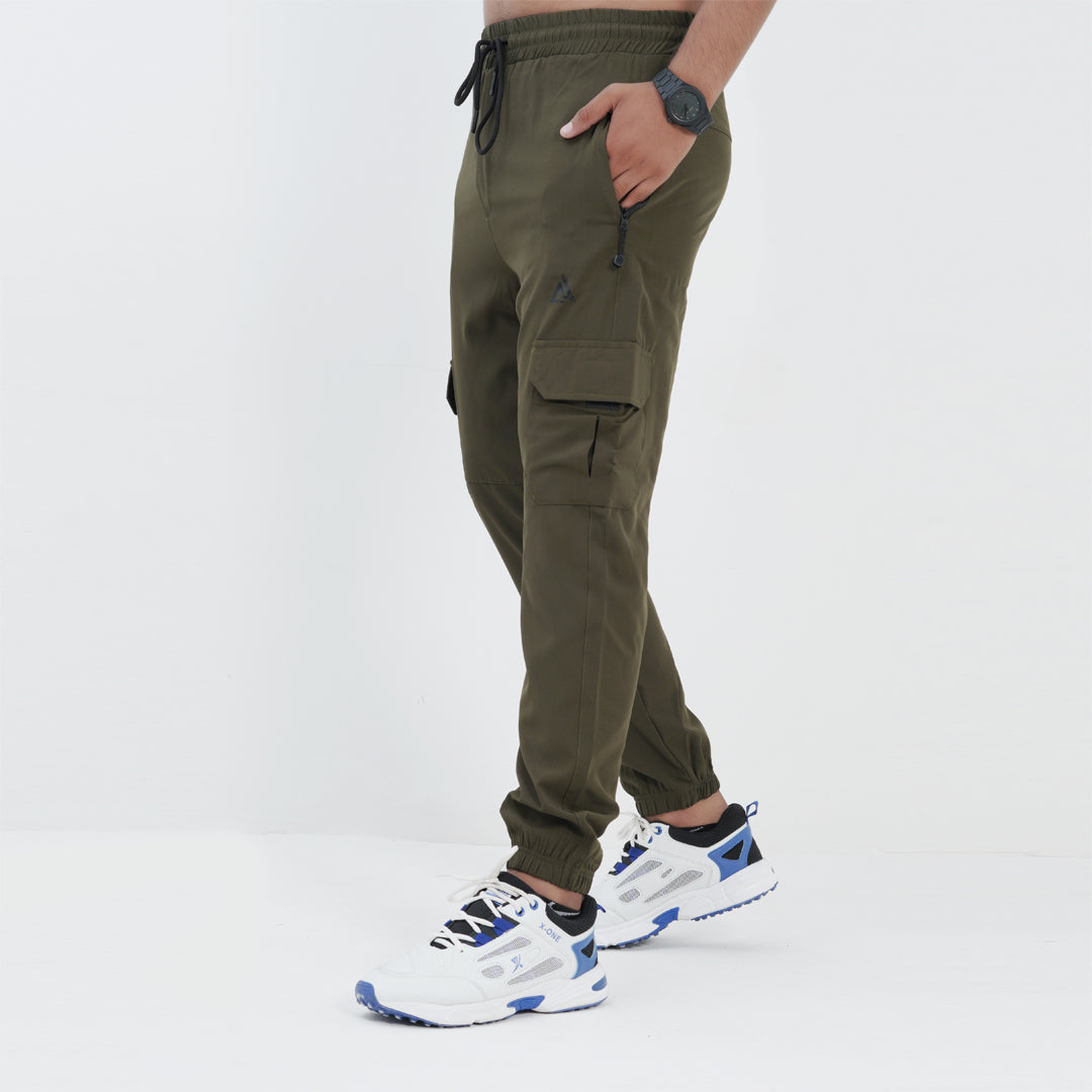 OLIVE GREEN STRACH MICRO 2.0 CARGO TROUSER