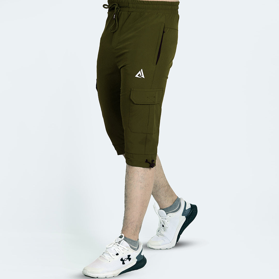 Athletic  3-Quarter Shorts
