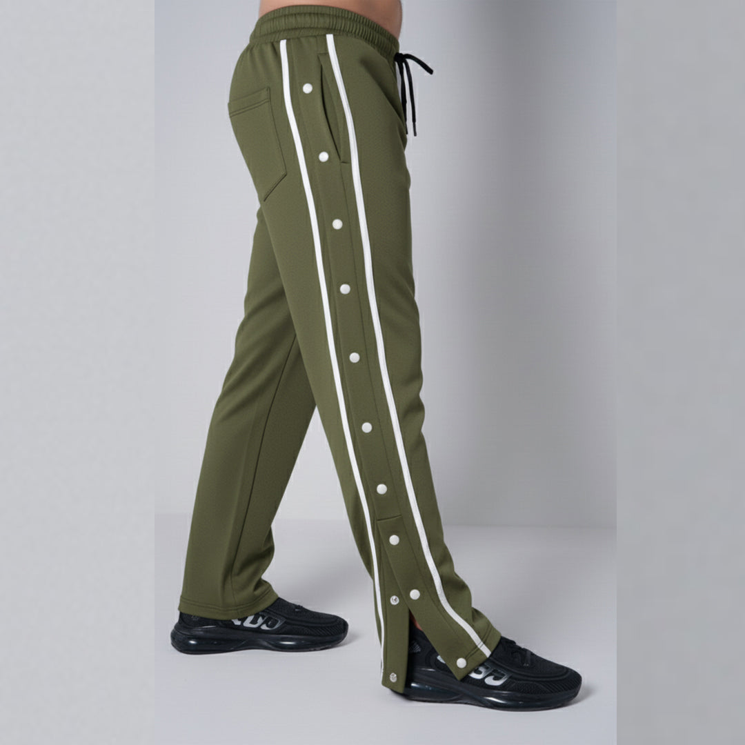Cuflink Olive Green Baggy Trouser