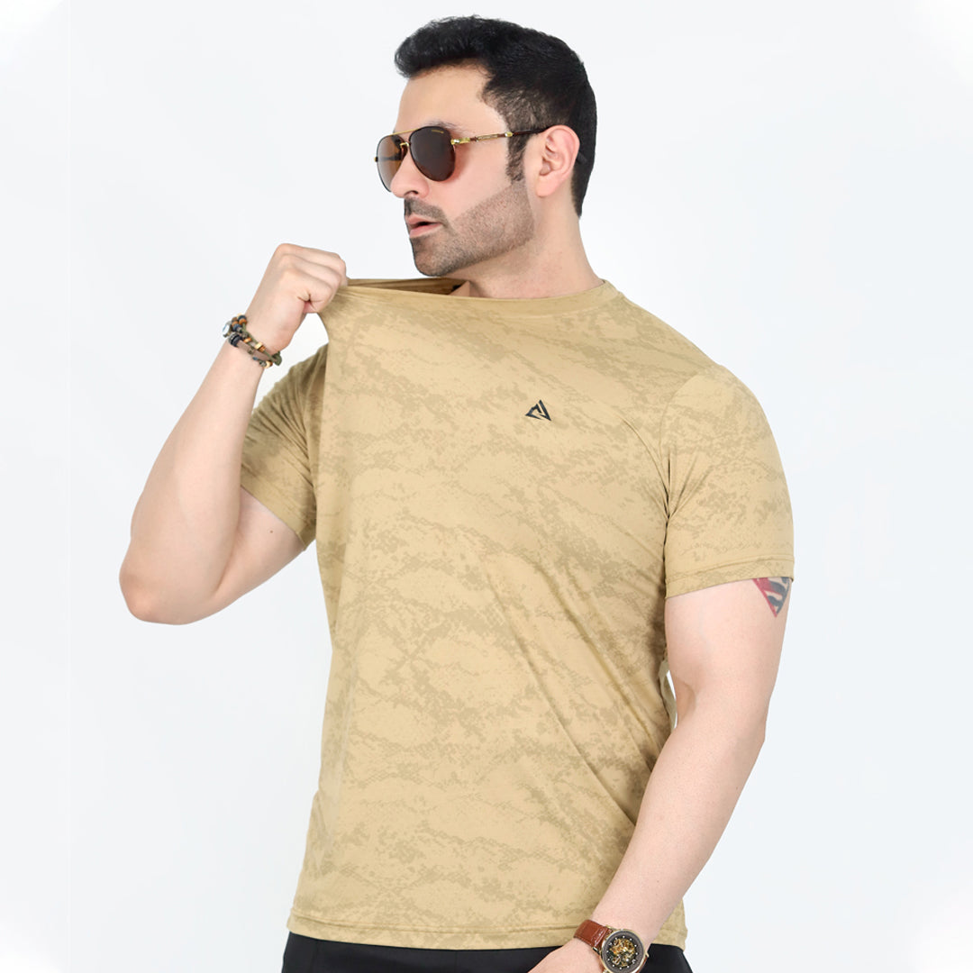 FOURNOD PRINT TOPS DRI-FIT TEXTURED T-SHIRT
