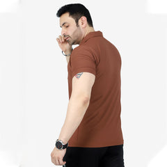 Active Dri-Fit Brown Polo Shirt