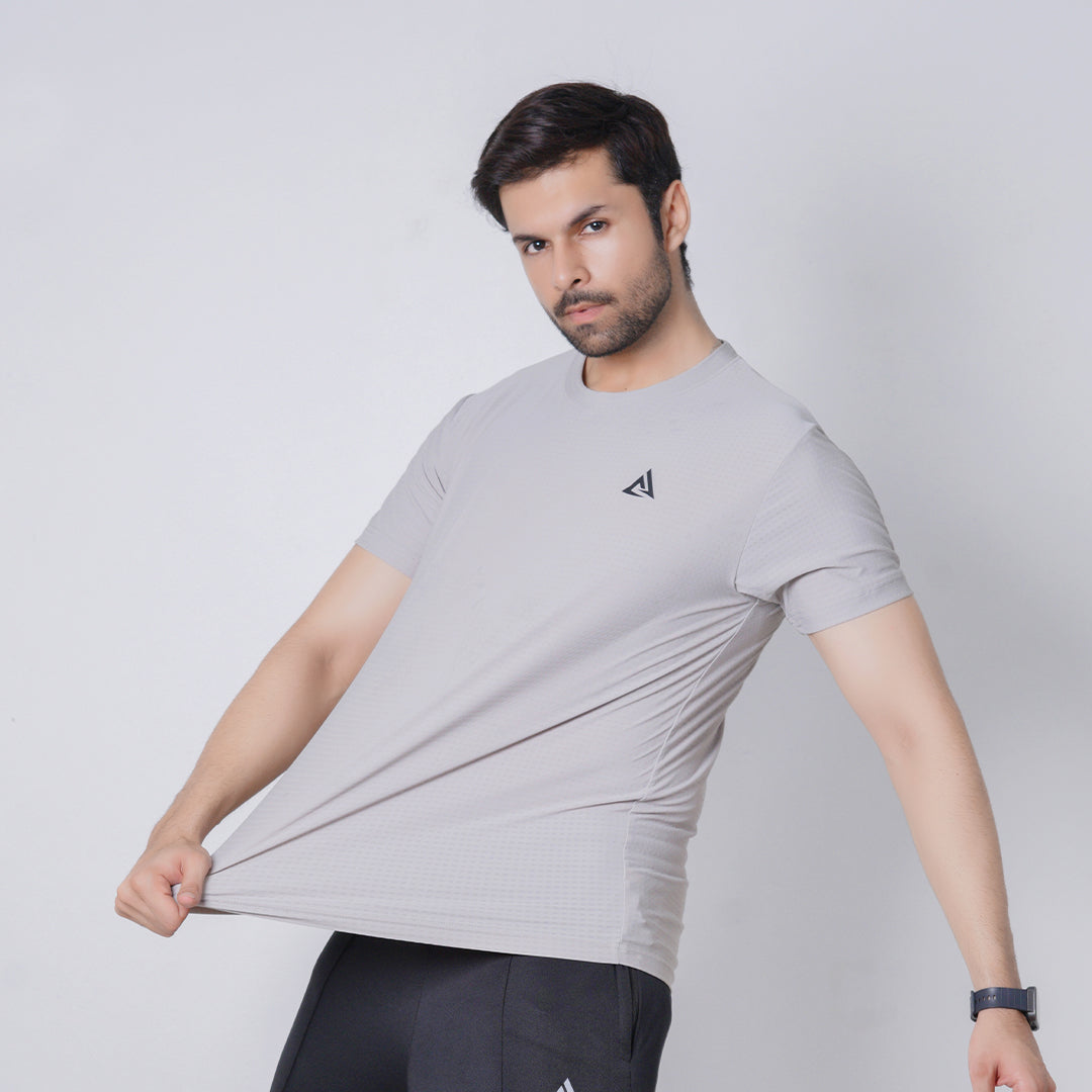 GROVE SLIVER GRAY T SHIRT