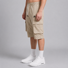 Explorer Beige 3 Quarter Cargo Short