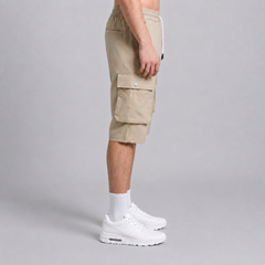 Explorer Beige 3 Quarter Cargo Short