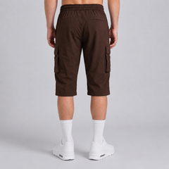 Ranger Fit Cargo Brown 3 Quarter Short