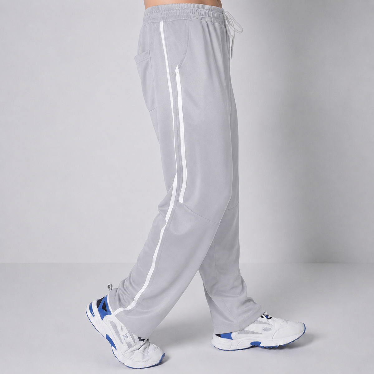 Vibe Motion Silver Gray Baggy Trouser